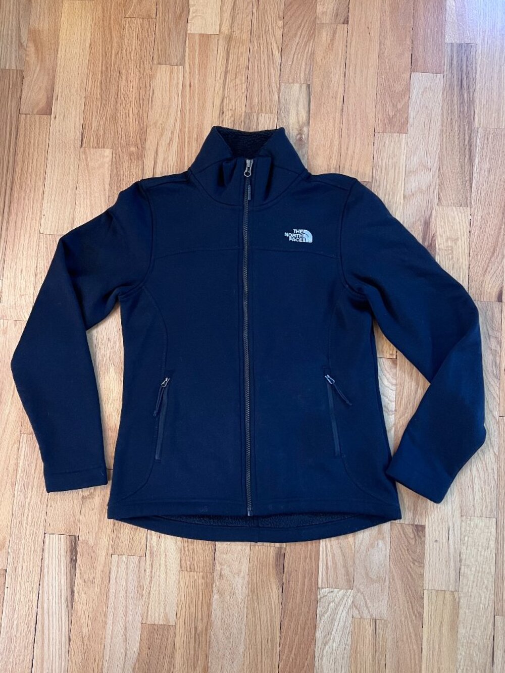 The North Face Women's Black Timber Full-Zip Jacket Sherpa Size Small